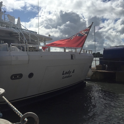 Image for article Burgess Marine to refit Lord Sugar's 'Lady A'